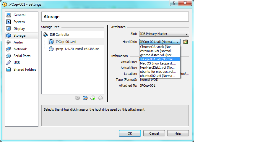 Next, select the network tab and select “Bridged Networking” under adapter 1 tab: